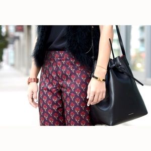 Club Monaco Floral Jacquard Cropped Pants